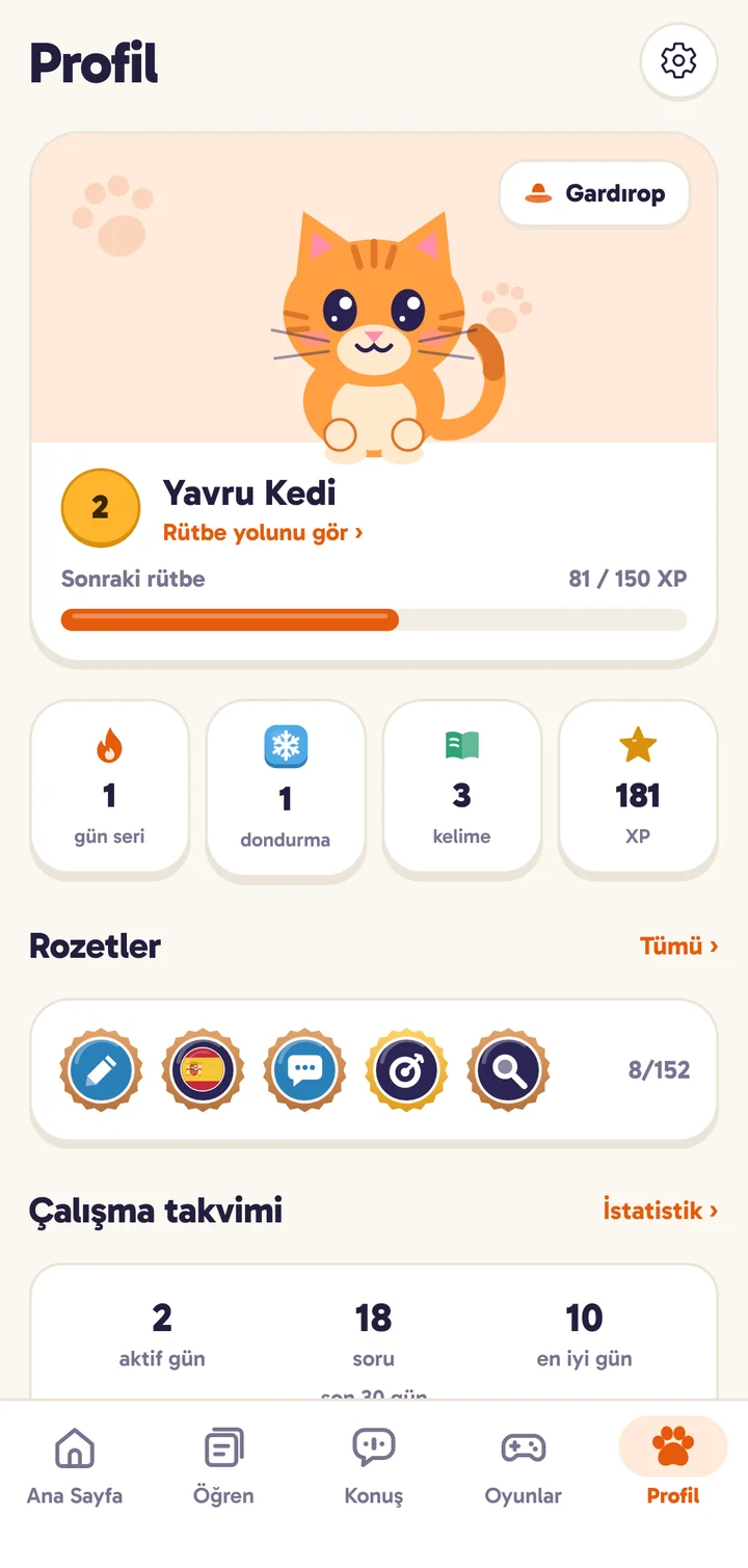 Profil ve rütbe